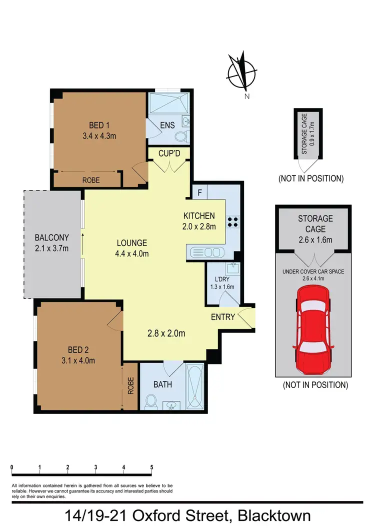 Floorplan of Homely apartment listing, 14/19-21 Oxford Street, Blacktown NSW 2148