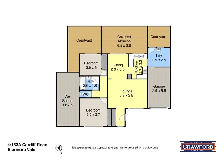 Floorplan of Homely villa listing, 4/132a Cardiff Road, Elermore Vale NSW 2287