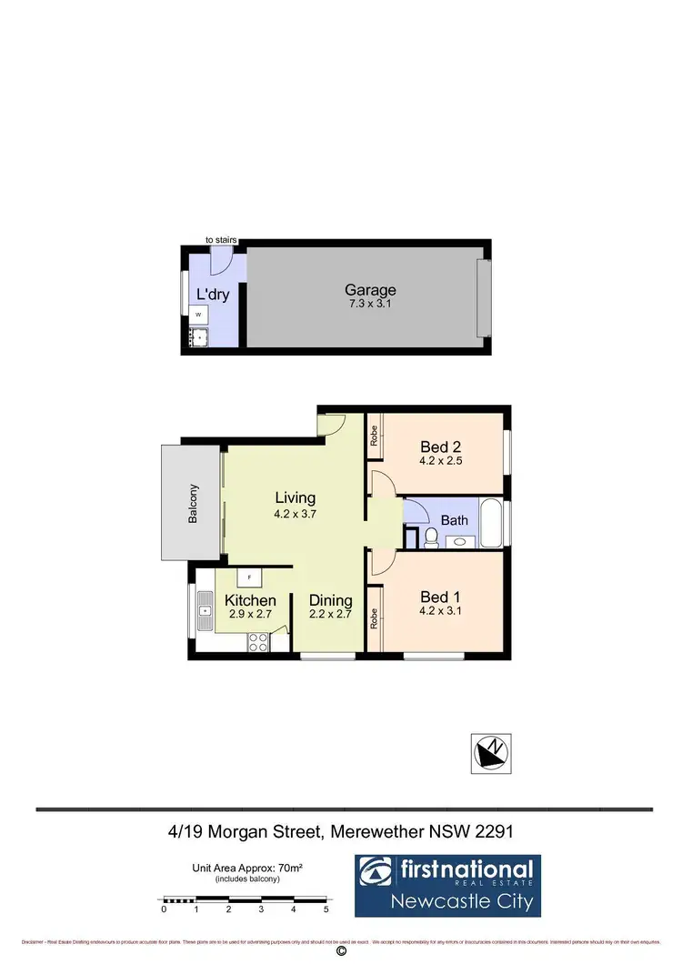 Floorplan of Homely unit listing, 4/19 Morgan Street, Merewether NSW 2291