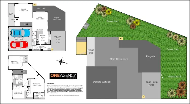 Floorplan of Homely townhouse listing, 2/1 Barry Road, Menai NSW 2234