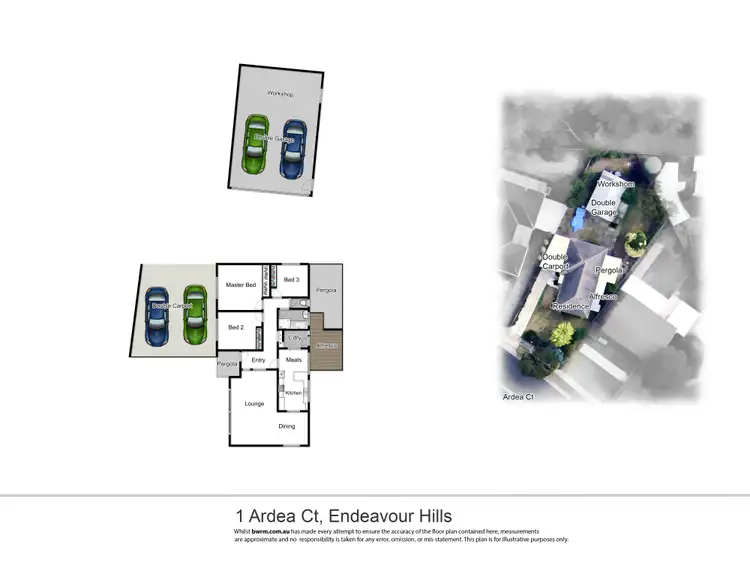 Floorplan of Homely house listing, 1 Ardea Court, Endeavour Hills VIC 3802
