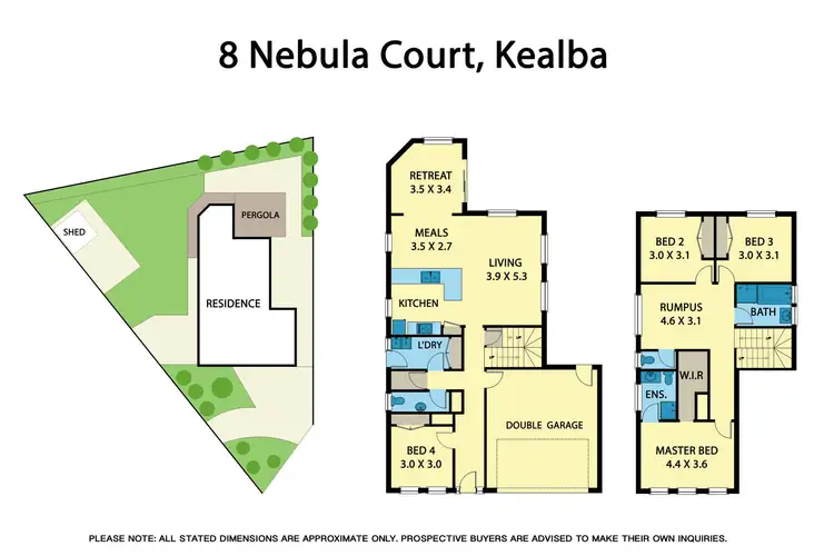 Floorplan of Homely house listing, 8 Nebula Court, Kealba VIC 3021