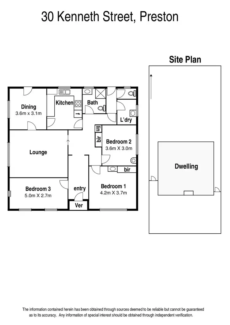Floorplan of Homely house listing, 30 Kenneth Street, Preston VIC 3072