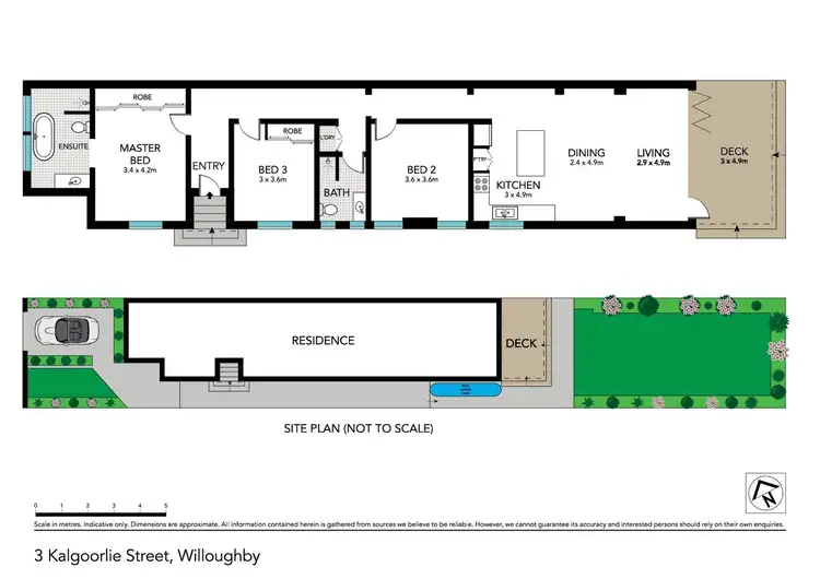 Floorplan of Homely house listing, 3 Kalgoorlie Street, Willoughby NSW 2068