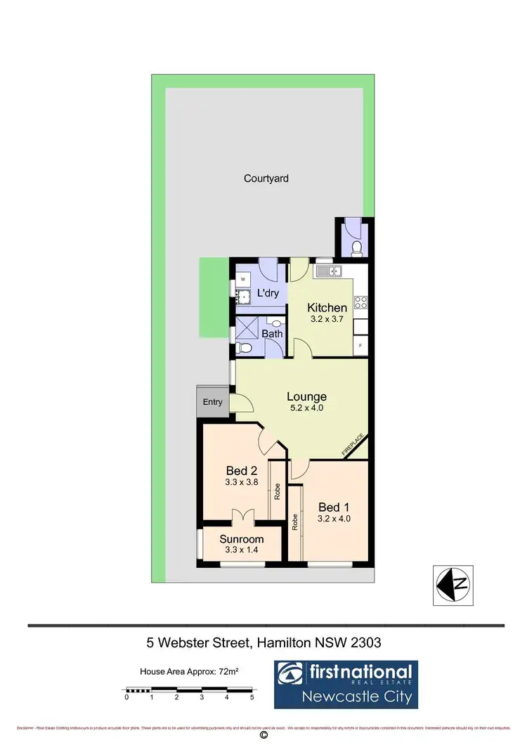 Floorplan of Homely house listing, 5 Webster Street, Hamilton NSW 2303