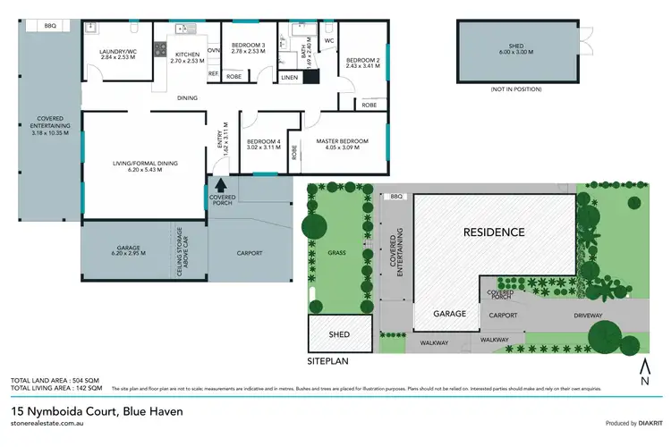 Floorplan of Homely house listing, 15 Nymboida Court, Blue Haven NSW 2262