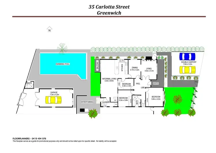 Floorplan of Homely house listing, 35 Carlotta Street, Greenwich NSW 2065