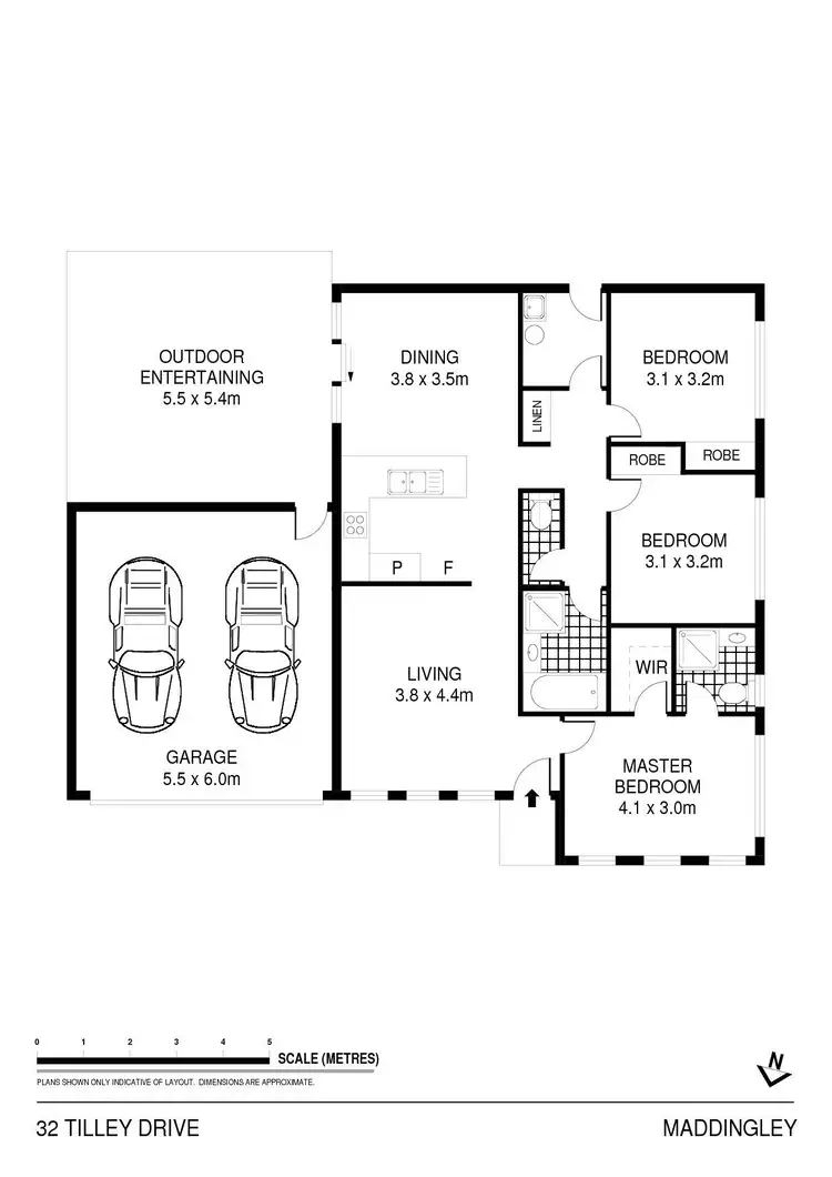 Floorplan of Homely house listing, 32 Tilley Drive, Maddingley VIC 3340