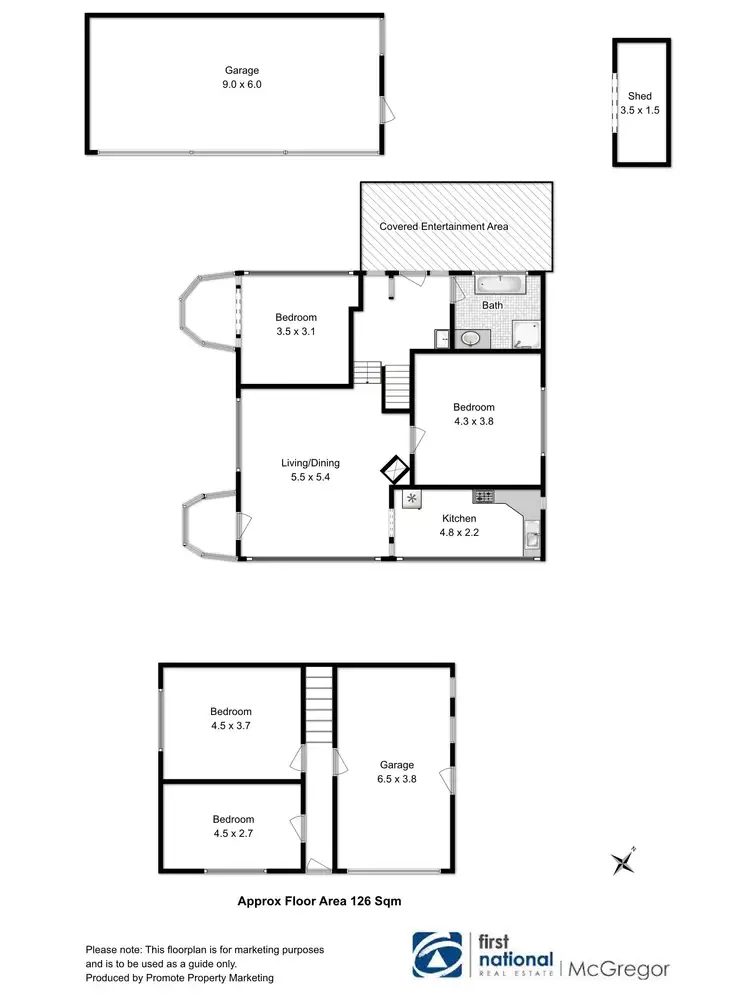 Floorplan of Homely house listing, 10 Westwood Avenue, Verona Sands TAS 7112