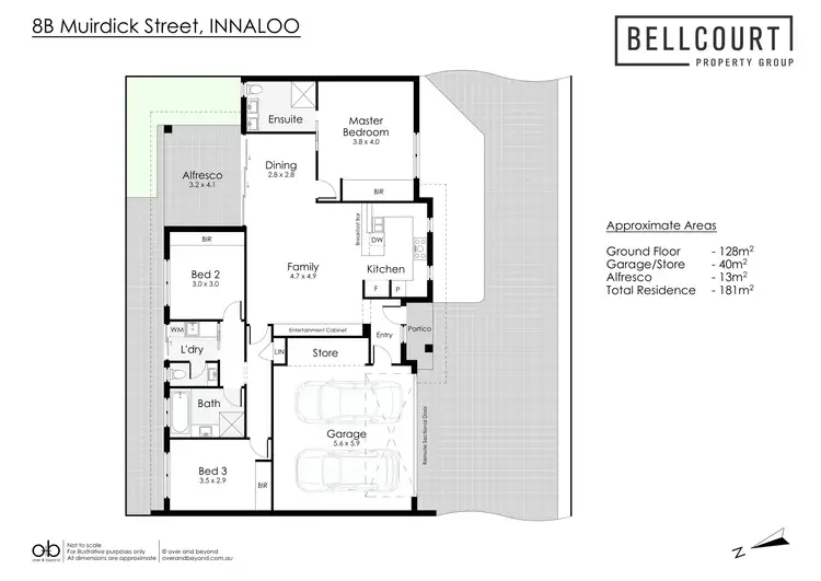 Floorplan of Homely house listing, 8B Muirdick Street, Innaloo WA 6018