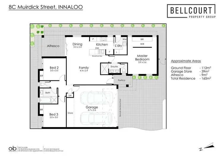 Floorplan of Homely house listing, 8C Muirdick Street, Innaloo WA 6018