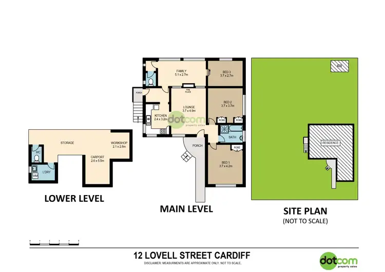 Floorplan of Homely house listing, 12 Lovell Street, Cardiff NSW 2285
