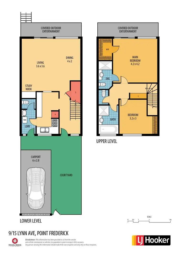 Floorplan of Homely townhouse listing, 9/15 Lynn Avenue, Point Frederick NSW 2250