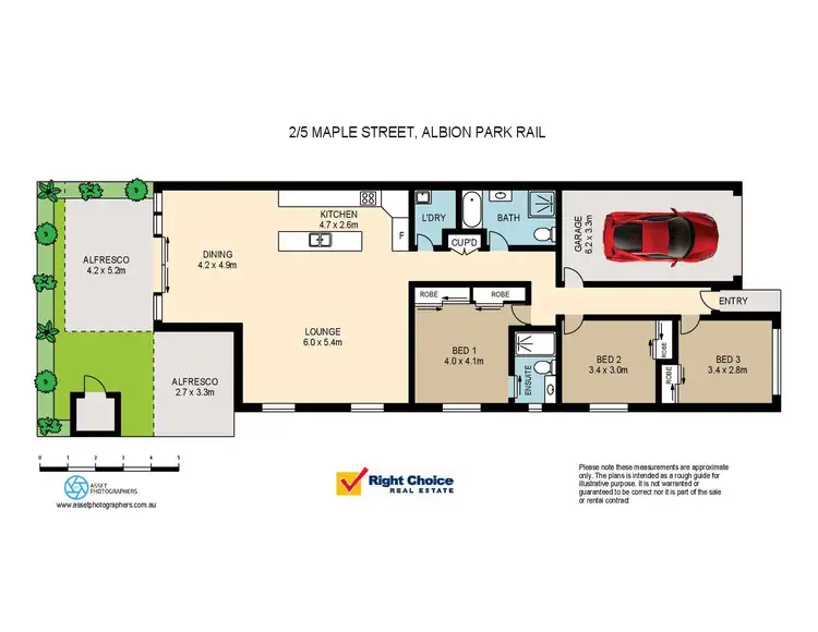 Floorplan of Homely villa listing, 2/5 Maple Street, Albion Park Rail NSW 2527