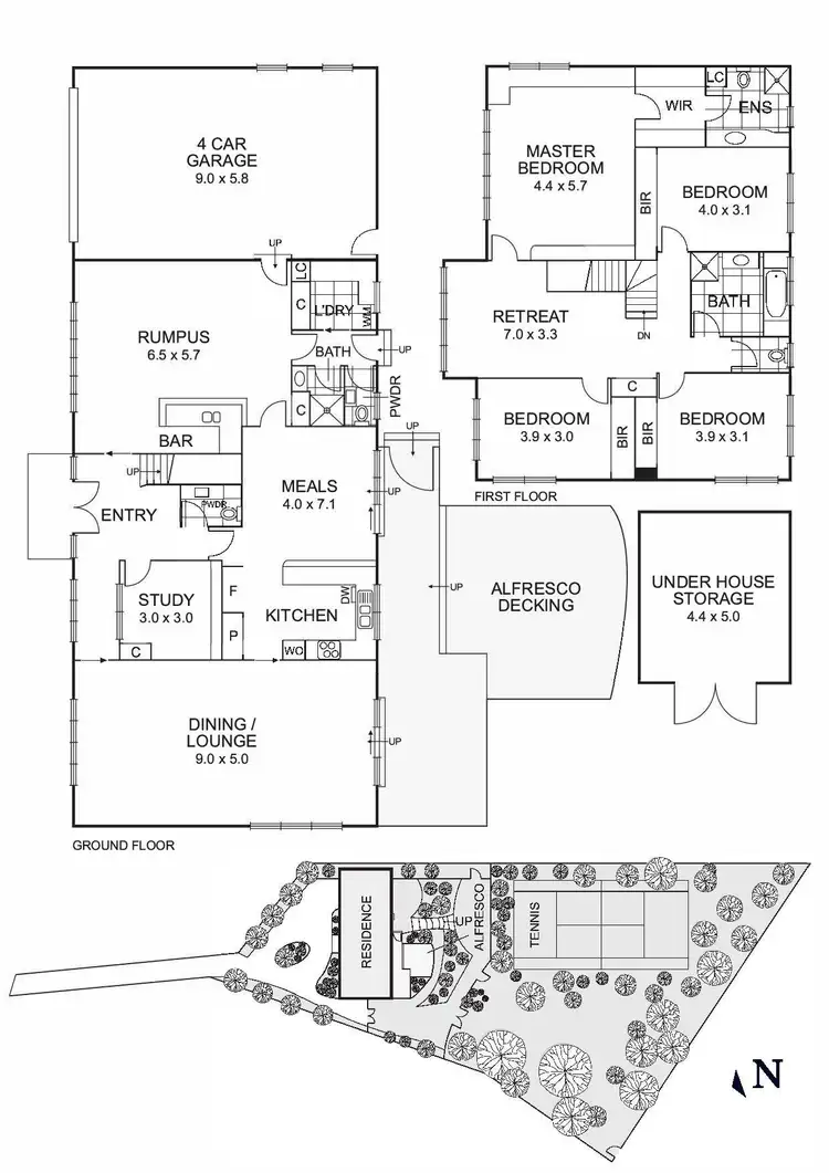 Floorplan of Homely house listing, 59 O'briens Lane, Templestowe VIC 3106