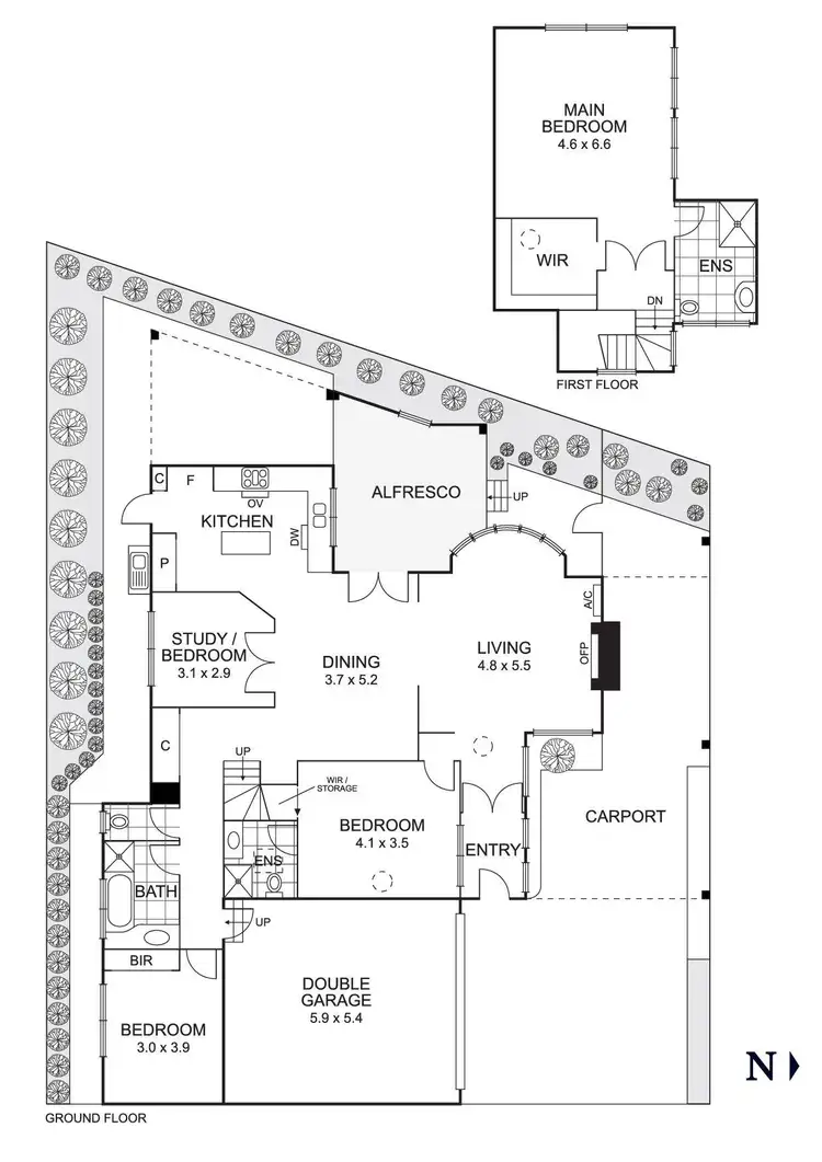 Floorplan of Homely unit listing, 2/223 High Street, Templestowe Lower VIC 3107