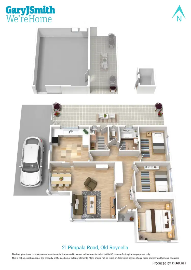 Floorplan of Homely house listing, 21 Pimpala Road, Old Reynella SA 5161