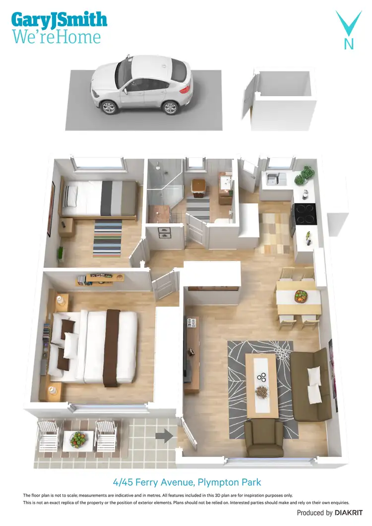 Floorplan of Homely unit listing, 4/45 Ferry Avenue, Plympton Park SA 5038