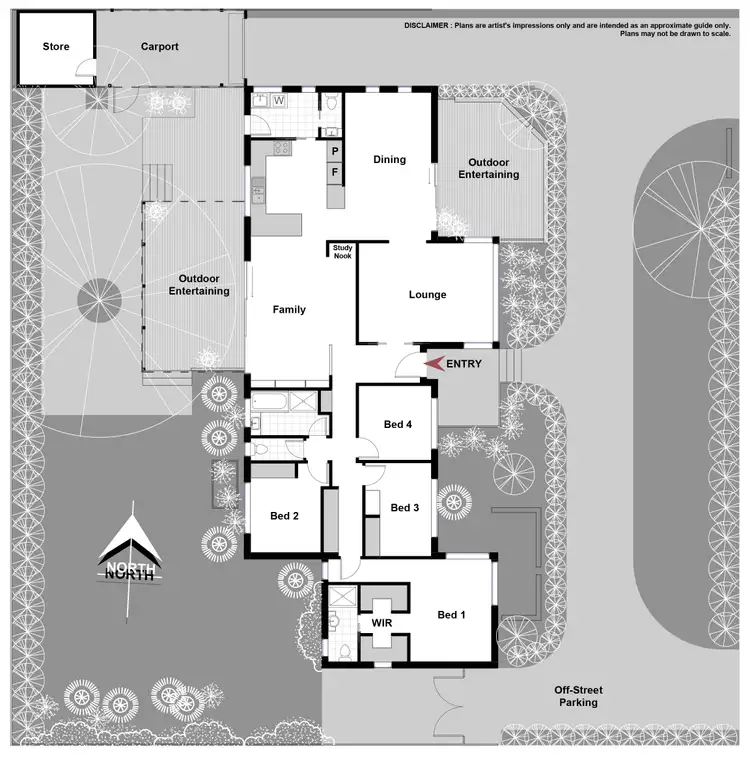 Floorplan of Homely house listing, 10 Norman Street, Deakin ACT 2600