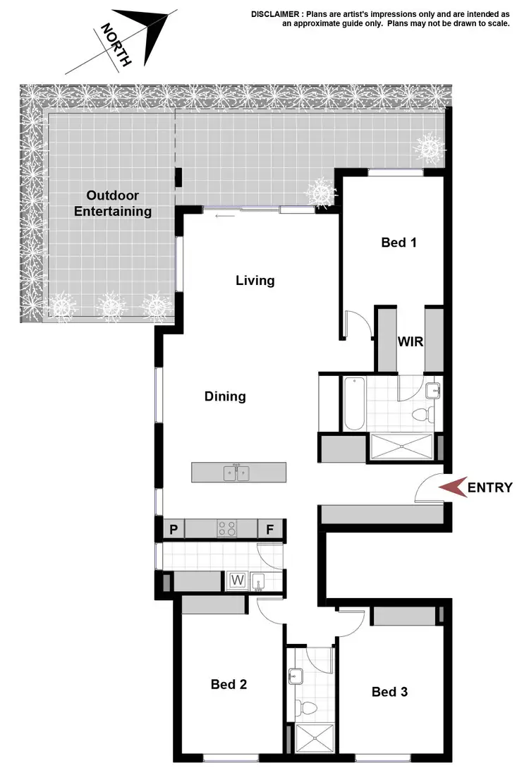 Floorplan of Homely apartment listing, 92/51 Catalano Street, Wright ACT 2611