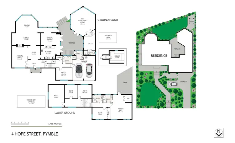 Floorplan of Homely house listing, 4 Hope Street, Pymble NSW 2073