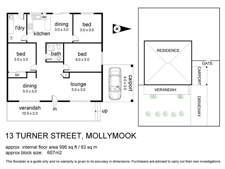 Floorplan of Homely house listing, 13 Turner Street, Mollymook NSW 2539