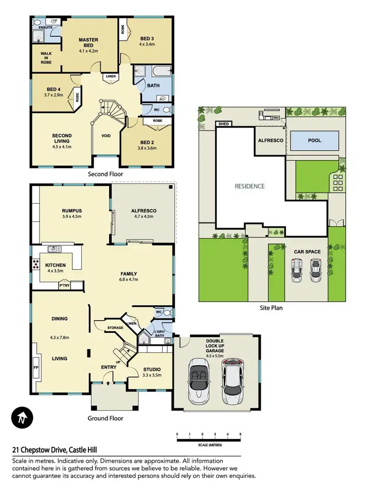 Floorplan of Homely house listing, 21 Chepstow Drive, Castle Hill NSW 2154