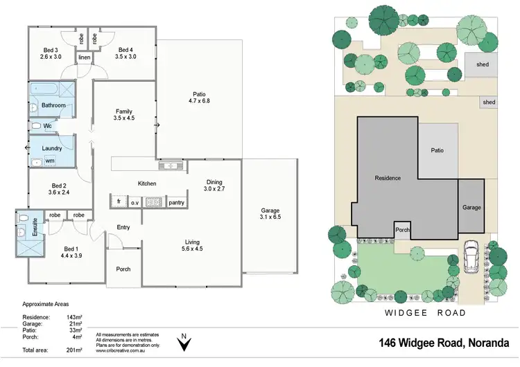 Floorplan of Homely house listing, 146 Widgee Road, Noranda WA 6062