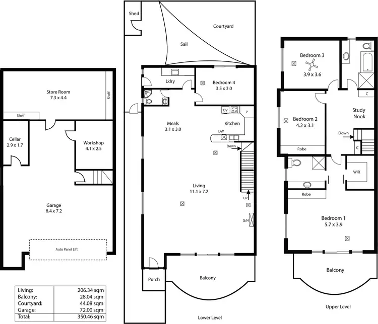 Floorplan of Homely house listing, 99 Esplanade, Hove SA 5048