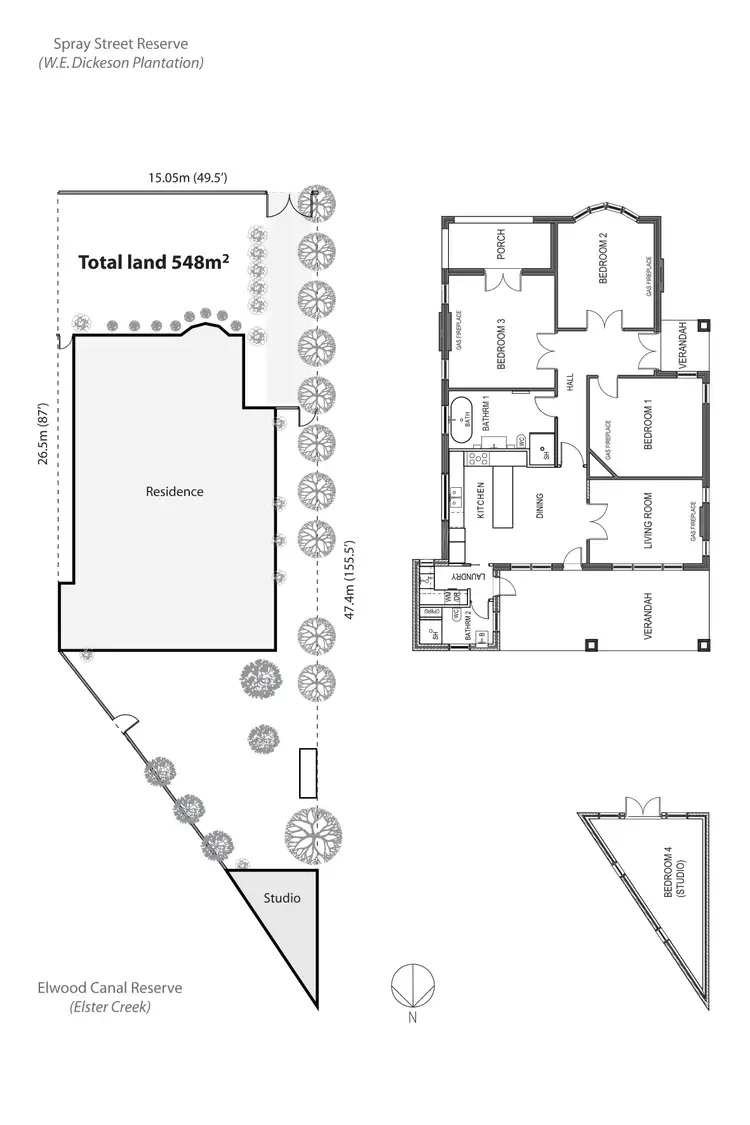 Floorplan of Homely house listing, 42 Wave Street, Elwood VIC 3184