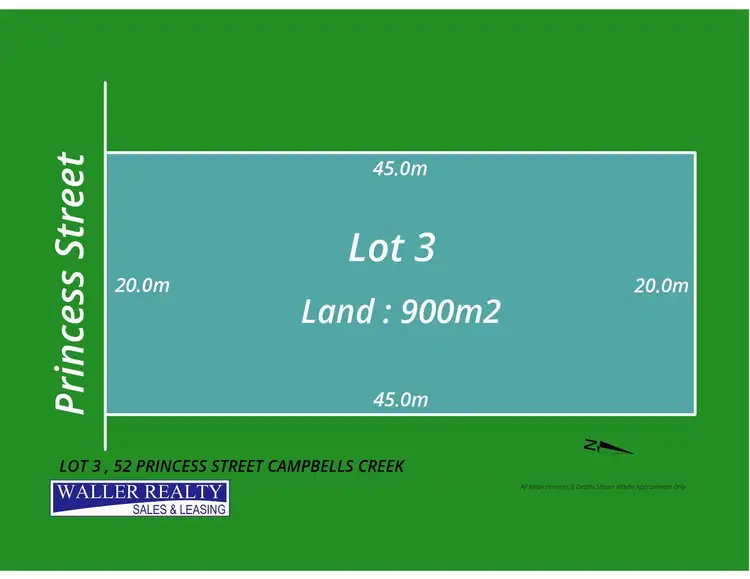 Floorplan of Homely land listing, Lot 3, 52 Princess Street, Campbells Creek VIC 3451