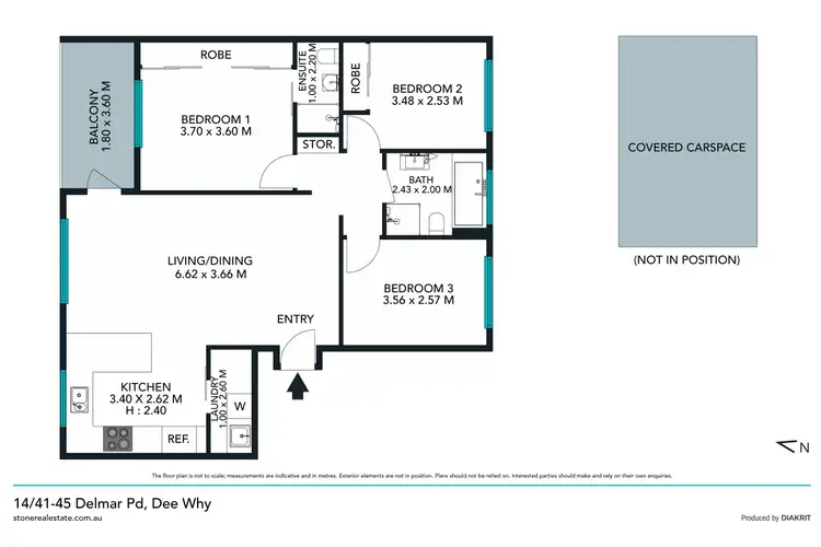 Floorplan of Homely apartment listing, 14/41 Delmar Parade, Dee Why NSW 2099