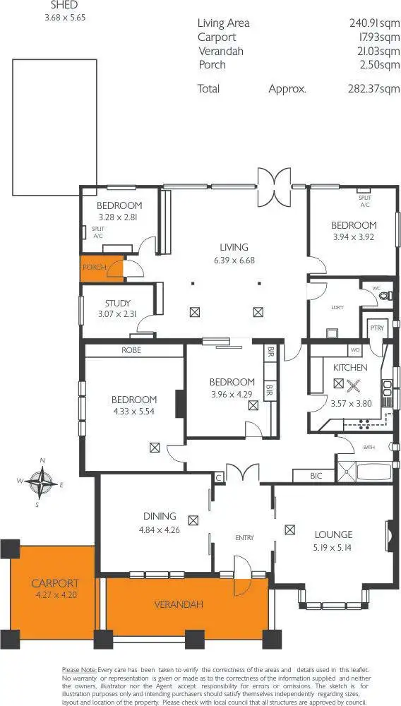 Floorplan of Homely house listing, 37 Grandview Grove, Toorak Gardens SA 5065