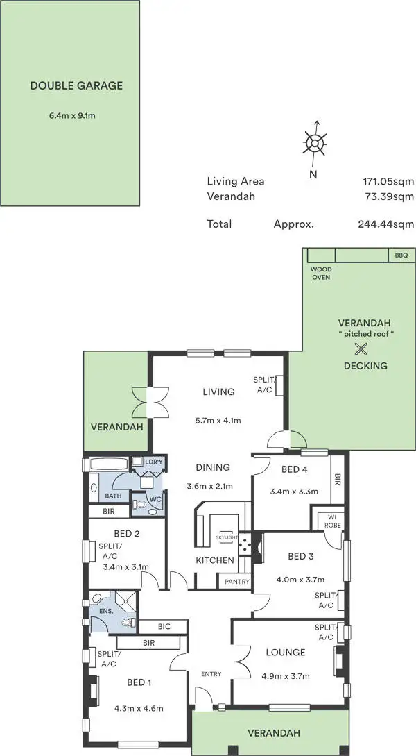 Floorplan of Homely house listing, 321 Greenhill Road, Toorak Gardens SA 5065
