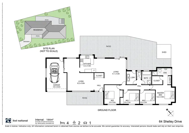 Floorplan of Homely house listing, 64 Shelley Drive, Byron Bay NSW 2481