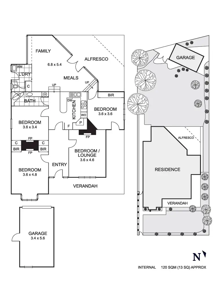 Floorplan of Homely house listing, 10 Foden Street, Brunswick West VIC 3055