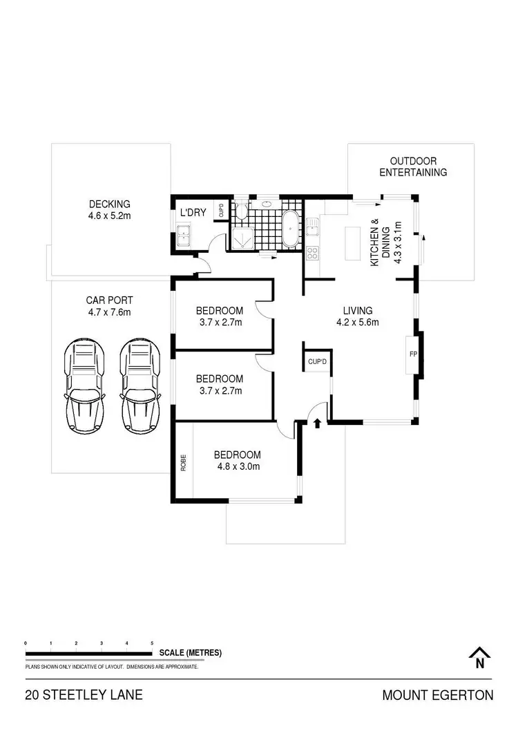 Floorplan of Homely house listing, 20 Steetley Lane, Mount Egerton VIC 3352