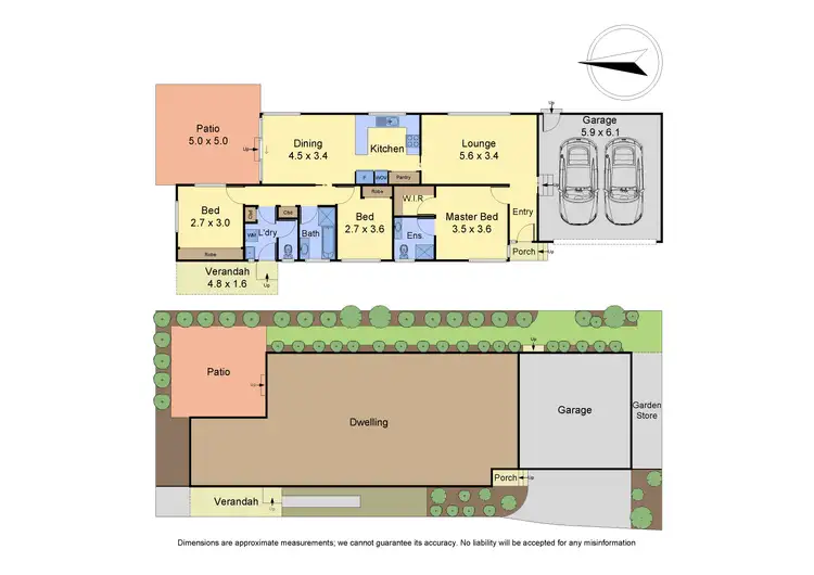 Floorplan of Homely unit listing, 4/193 Scoresby Road, Boronia VIC 3155