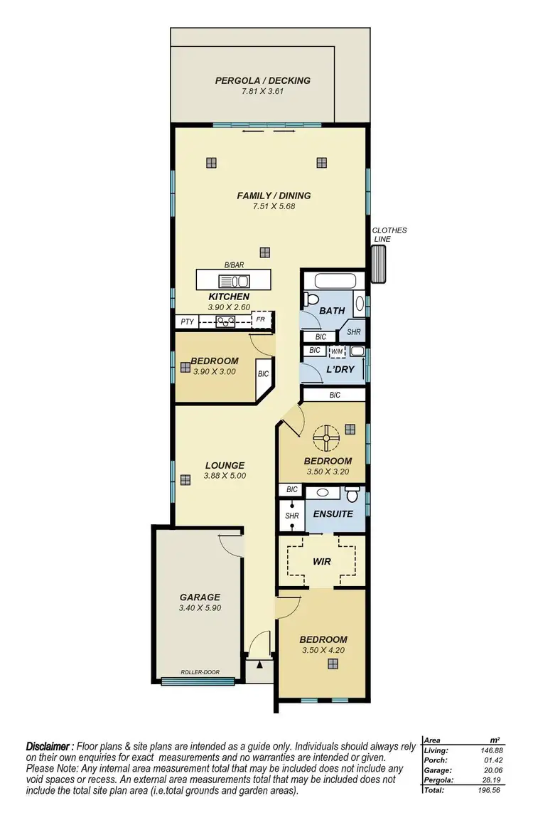 Floorplan of Homely house listing, 55 Medika Boulevard, Mansfield Park SA 5012