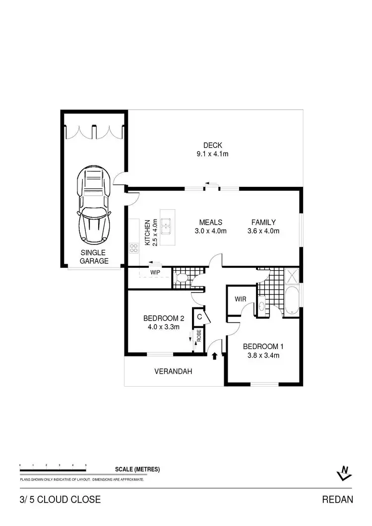 Floorplan of Homely house listing, 5 Cloud Close, Redan VIC 3350