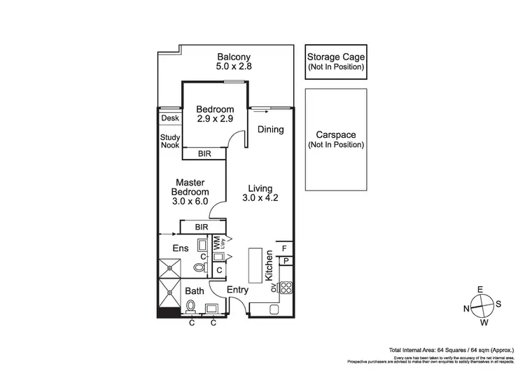 Floorplan of Homely apartment listing, 149/158 Smith Street, Collingwood VIC 3066