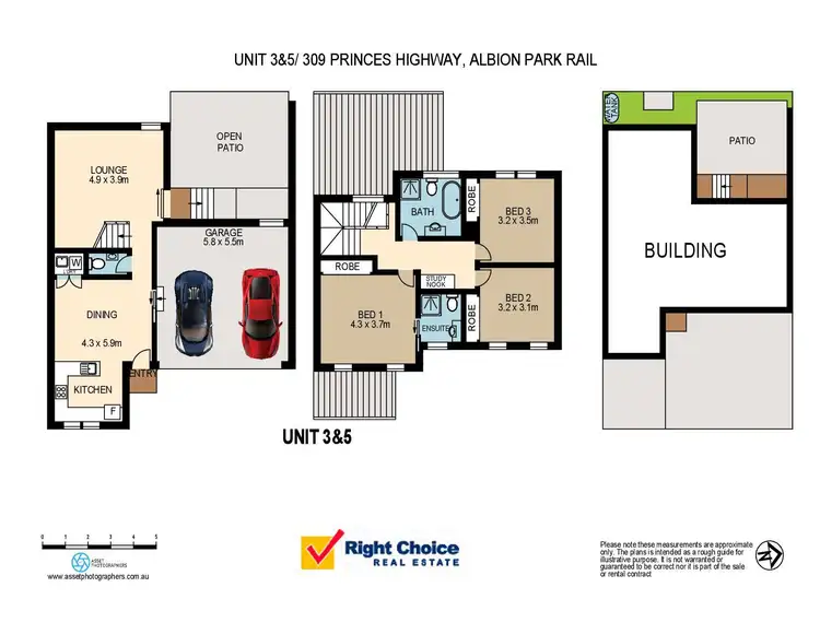 Floorplan of Homely townhouse listing, 3/309 Princes Highway, Albion Park Rail NSW 2527