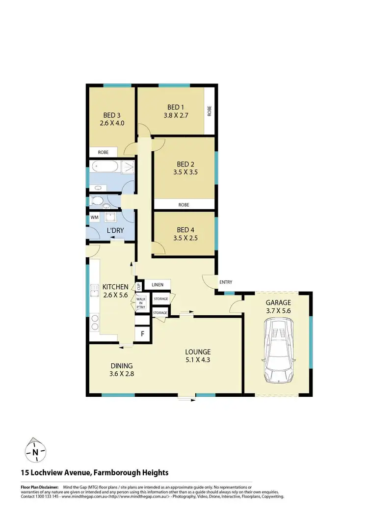 Floorplan of Homely house listing, 15 Lochview Avenue, Farmborough Heights NSW 2526