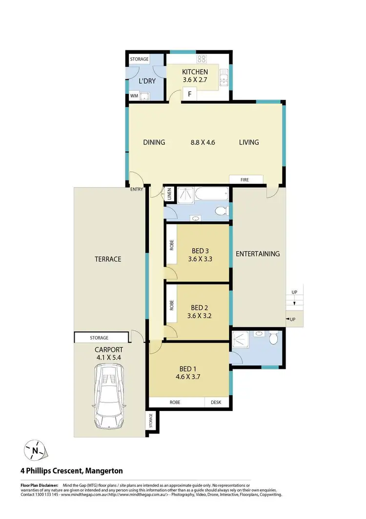 Floorplan of Homely house listing, 4 Phillips Crescent, Mangerton NSW 2500