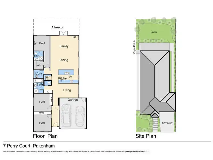 Floorplan of Homely house listing, 7 Perry Court, Pakenham VIC 3810