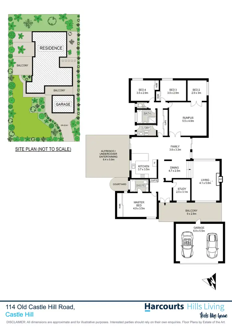 Floorplan of Homely house listing, 114 Old Castle Hill Road, Castle Hill NSW 2154