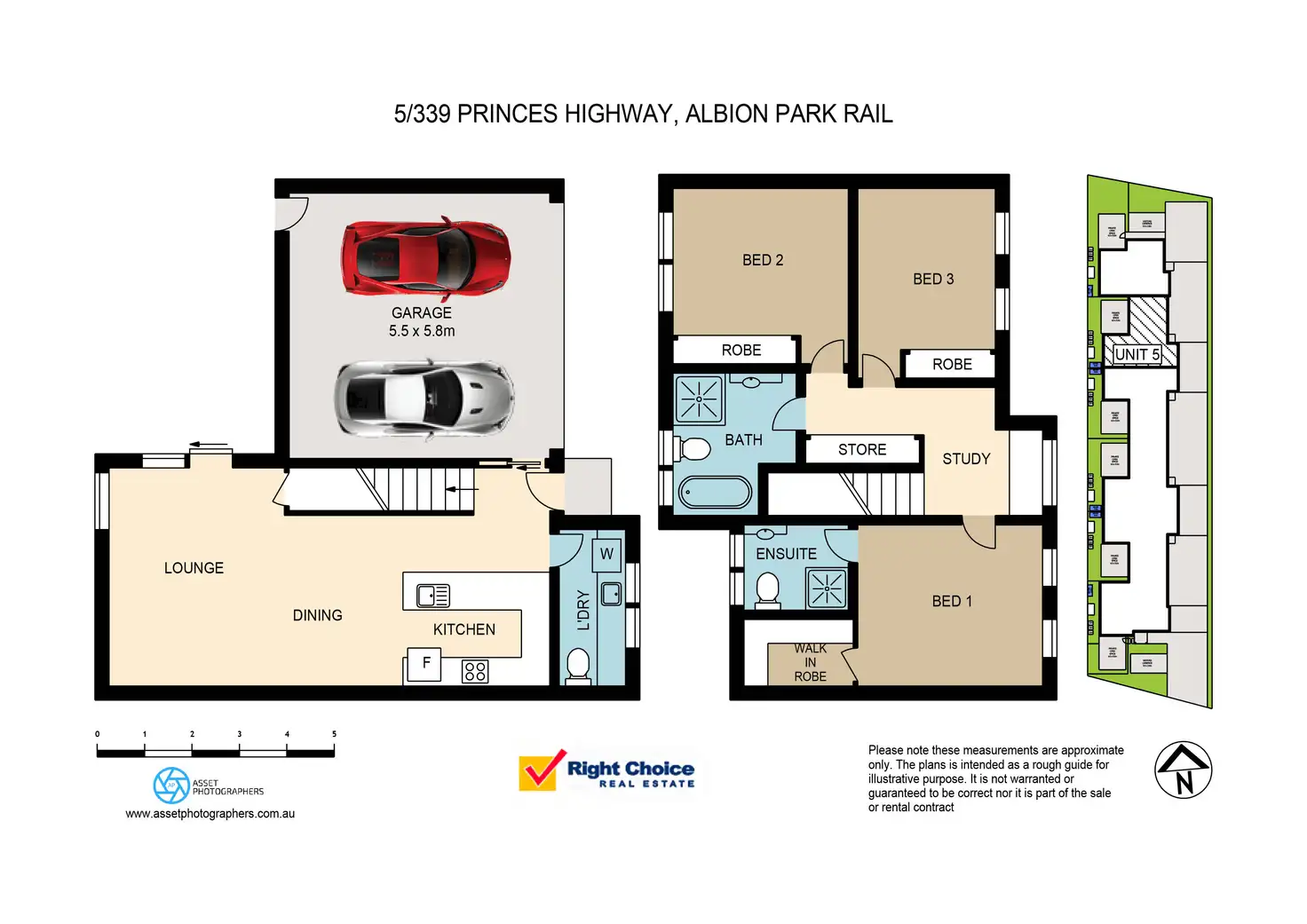 Floorplan of Homely townhouse listing, 5/339 Princes Highway, Albion Park Rail NSW 2527