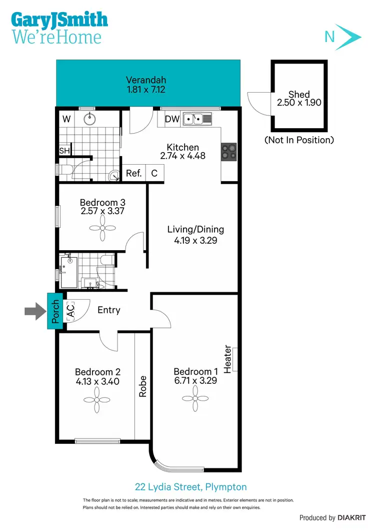 Floorplan of Homely house listing, 22 Lydia Street, Plympton SA 5038