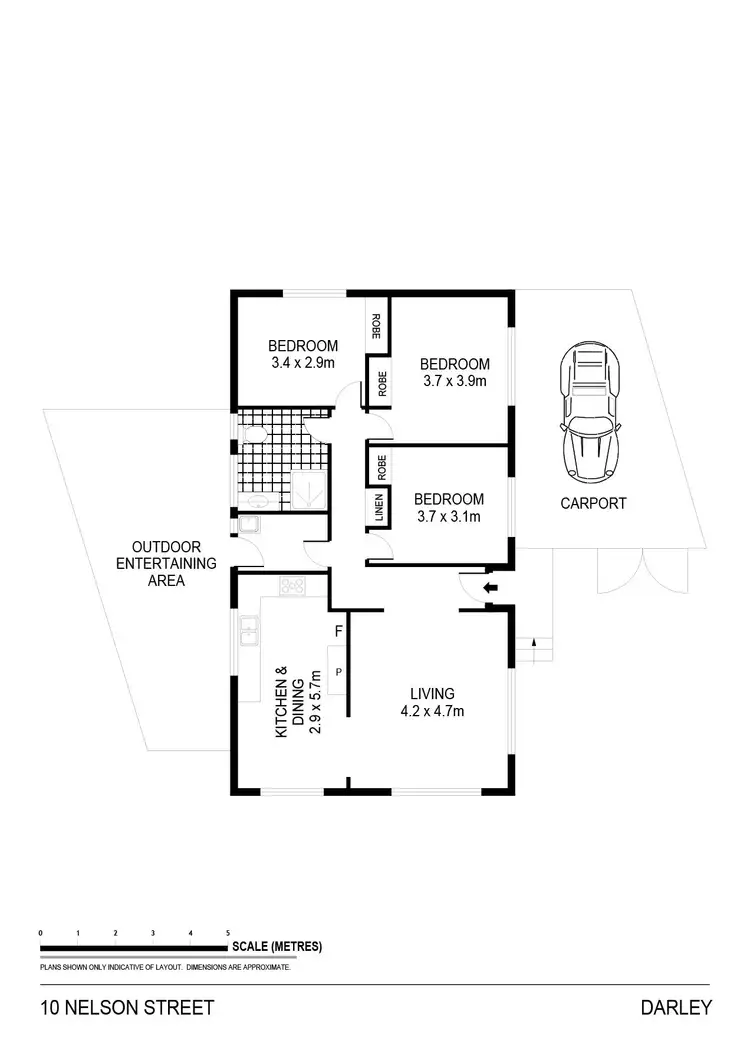Floorplan of Homely house listing, 10 Nelson Street, Darley VIC 3340
