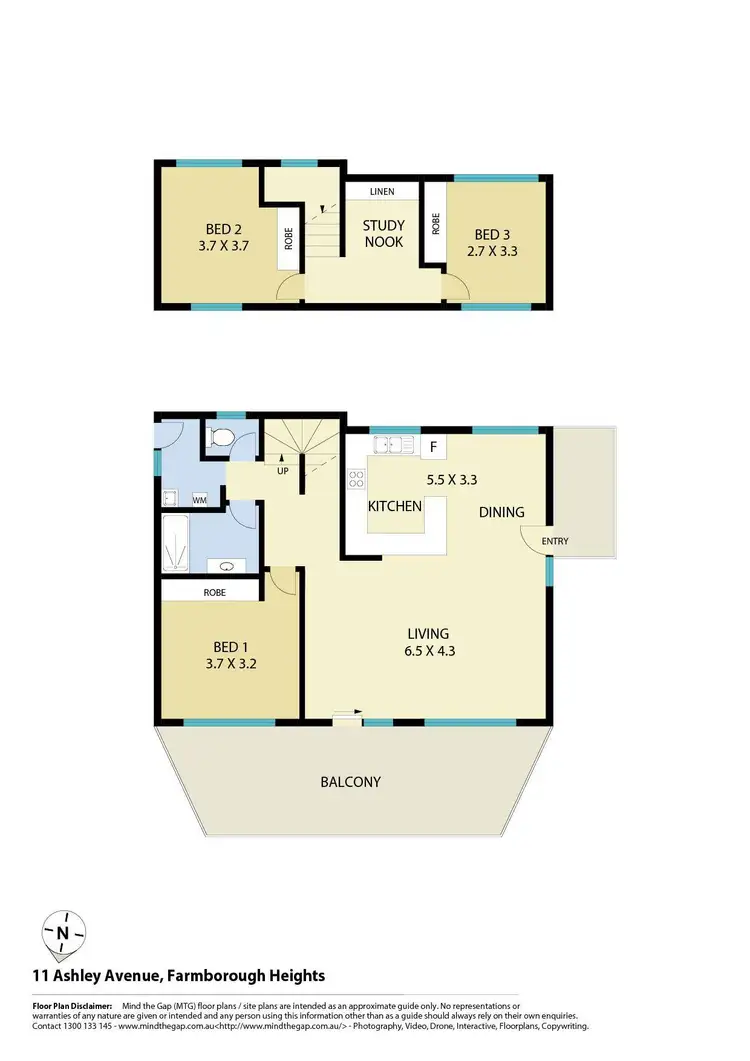 Floorplan of Homely house listing, 11 Ashley Avenue, Farmborough Heights NSW 2526